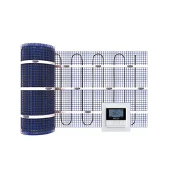 Chauffage au sol électrique, Henco, 600W, 8000x500mm, avec thermostat d´ambiance