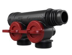 Collecteur pour chauffage plastique Henco Pro-Flow 2P  rouge