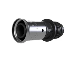 Pièce de transition à sertir, plastique, 26/3mm x  M, Henco Pro-Flow