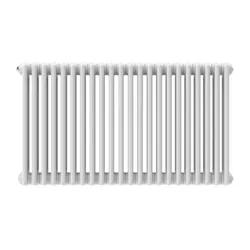 Kolomradiator, Henrad Column, 3-kolommen, HxL=300x440mm, wit RAL9016
