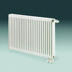 Paneelradiator, Henrad Premium ECO 33, HxL=600x900mm, 2082W (75/65/20), wit, RAL9016, aansluiting links