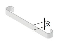handdoekdroger slim alu L670 henrad