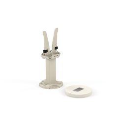Console de pieds blancs pour sol fini T22-44  y compris la plaque de recouvrement henrad