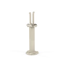 Console pied blanche pour sol non fini fin T20-21 henrad