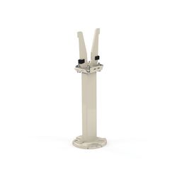 Console à pied blanc pour sol non fini fin T22-44 henrad