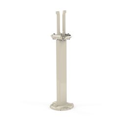 Console pied blanc pour sol non fini épais T20-21 henrad