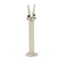Console pied blanc pour sol non fini épais T22-44 henrad