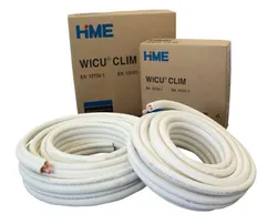 Koelleiding dubbel, Wicu Clim, 1/4" - 3/8", rol 20m