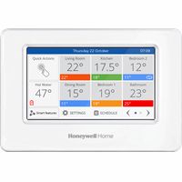 thermostat d'ambiance avec affichage de l'heure Honeywell Home EVOHOME programme hebdomadaire