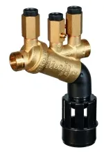 Clapet anti-retour, Resideo, 1", bronze, filetage extérieur avec écrou chapeau