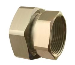Draad-2-delige koppeling FF, messing, 1", IMI Heimeier