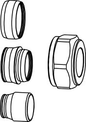 knelset M22 (12x1mm) staal of koper heimeier