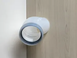 enkelwandige rookgasbocht Isoleco 45° Ø80mm kunststof 603