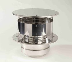 chapeau d’évacuation des fumées Isoleco double paroi