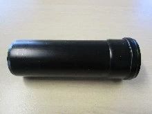 Bm-air pijp+mof 80 zwart isoleco