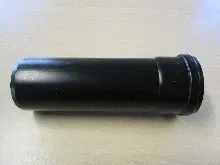 Bm-air pijp+mof 80 zwart isoleco