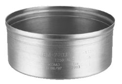 enkelwandige rookgasbocht Isoleco Ø80mm aluminium met lipring