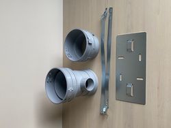multiflex t-aansluitset 60-130mm isoleco
