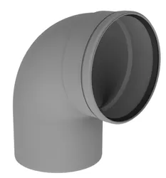 coude de fumee à simple paroi Isoleco 90° Ø200mm plastique