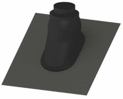 dakdoorvoerpan Orcon FX Easy Ø140mm zwart inox