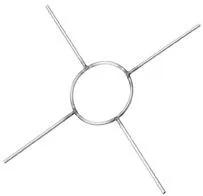 entretoise pour conduit de fumées Burgerhout BM-flex Ø80mm 452