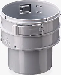 enkelwandige rookgashulpstuk Burgerhout BM-flex koppelstuk Ø100mm inox