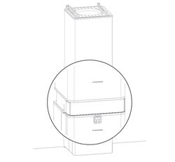 Voorpaneel hoog tussenframe daalderop