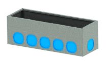 collecteur pour conduit d'air rectangulaire Itho Daalderop acier