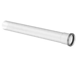 Conduit de fumées simple paroi, Bosch, Ø80x500mm, polypropylène (PP), joint à lèvre