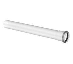 Enkelwandige rookgasbuis, Bosch, Ø80x2000mm, Polypropyleen (PP), met lipring