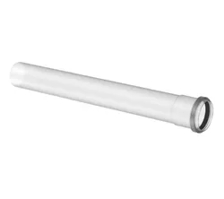 Conduit de fumées simple paroi, Bosch, Ø110x2000mm, polypropylène (PP), joint à lèvre