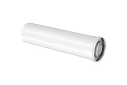 Concentrische rookgasbuis, Bosch, kunststof/staal, 110/160mm, L=500mm, wit
