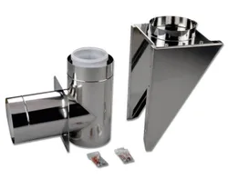 gevelset in inox met steunbocht en console d125 AZB 1331 Bosch