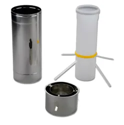 Rookgasmuurdoorvoer, Bosch AZB 1336, concentrisch, 80/125mm, L=500mm