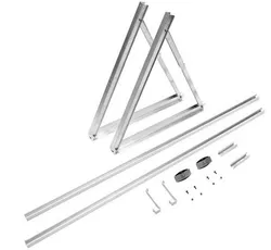set d'extension pour le montage de 1 capteur solai re horizontal FKT-2W supplémentaire sur un toit pl