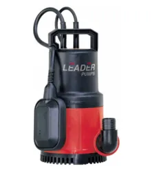 Dompelpomp vezelversterkt kunststof, Hmax=9m, Qmax=14.4m3/h, met vlotter, 1x220 - 240V, stroomkabel=10m, Leader Ecosub