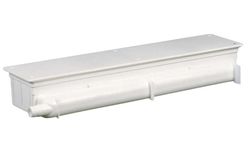 PRE-INSTALLATIEBOX HORIZONTALE AFLOOP OMKEERBAAR GROOT 530X95X65MM Linum