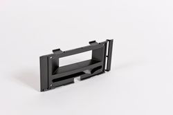 Panneau de porte en plastique noir (alu), module de base