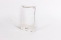 Panneau de porte en plastique blanc (alu), module de base