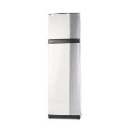 Warmtepomp (lucht/water) monobloc met boiler 75L, Nibe S735, geschikt voor bijverwarming CV, binnenopstelling, 4kW, A, 3x380 - 440V