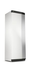 pompe à chaleur air/eau monobloc Nibe VVM S320 adapté au fonctionnement hybride installation intérieure avec boiler 180L