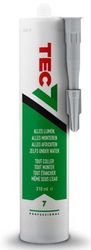Afdichtingsmiddel PU, Tec 7 Polymeer, patroon 310ml, grijs