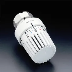 Radiatorthermostaatknop, Oventrop Uni LD, RA-Click, wit, 7 - 28°C