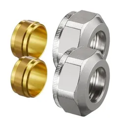 Raccord 2 pièces à compression, Oventrop Rofix CEP, laiton 15x2mm, M24 x 1,5, convient pour -cuivre