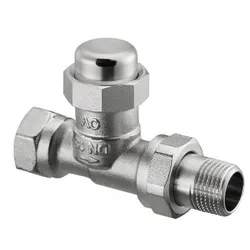 Radiatorretourkraan, Oventrop, 1/2"-1/2", staartstuk/binnendraad