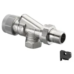 dynamische thermostaatkraan DN10 axiaal reeks QV oventrop