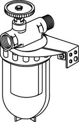 oliefilter enkel 3/8 kraan mf siku el oventrop