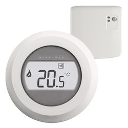 Thermostat d'ambiance avec affichage de l'heure, Honeywell Home Round, programme hebdomadaire classe IV