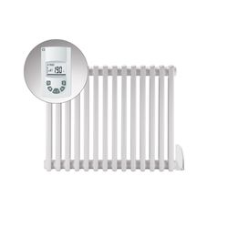 Radiateur tubulaire, Radson Delta H E, HxL=600x450mm, 500W, autres couleurs