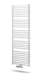 Sierradiator, Radson Flores M, HxL=547x500mm, 266W (75/65/20), recht, wit RAL9016, aansluiting links rechts midden